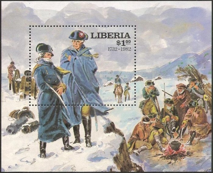 Liberia 1981 Presidents of the United States (2nd series) Souvenir Sheet Liberia 1981 Presidents of the United States (2nd series) Souvenir Sheet